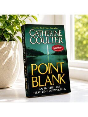 Point Blank By Catherine Coulter Paperback FBI Thriller First Edition Jove Books